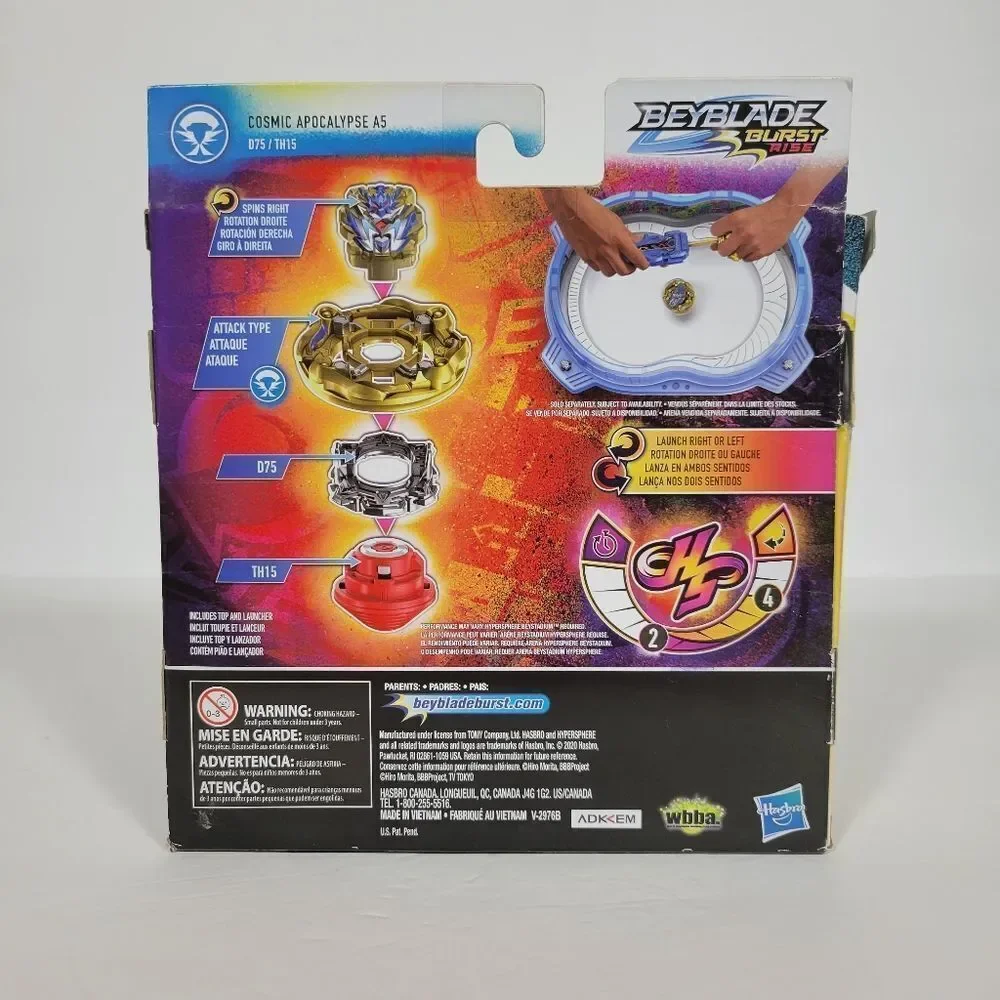 Beyblade Burst Rise Hyper Sphere Cosmic Apocalypse Blade Toy Set